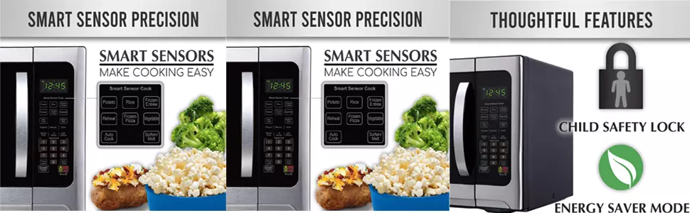 microwave sensor cooking
