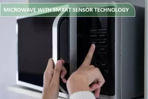 Microwave with sensor