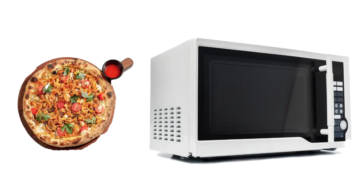 microwave with oven on bottom