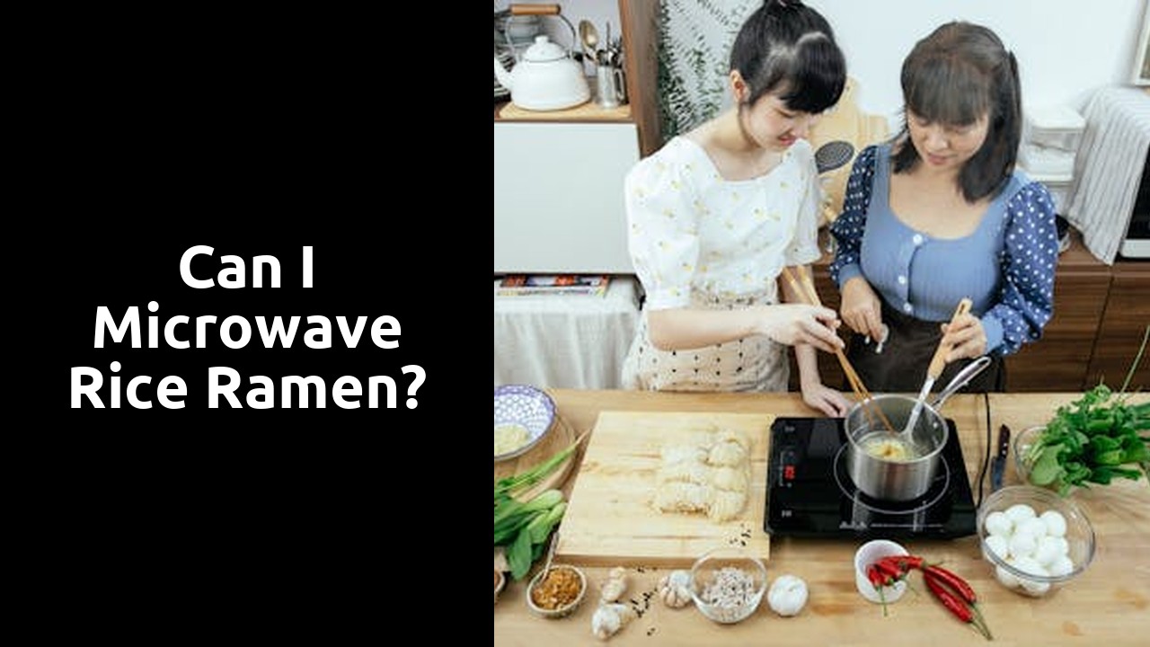 Can I microwave rice ramen?