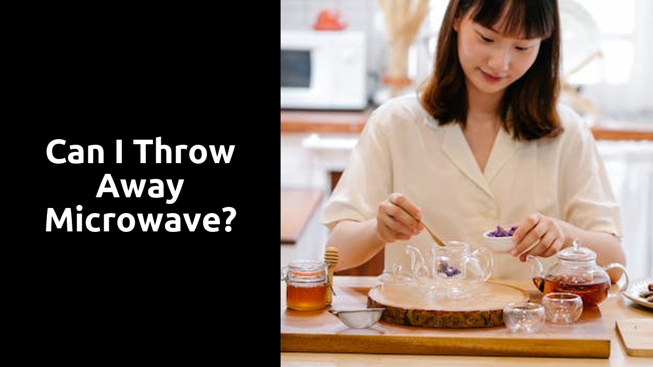Can I throw away microwave?