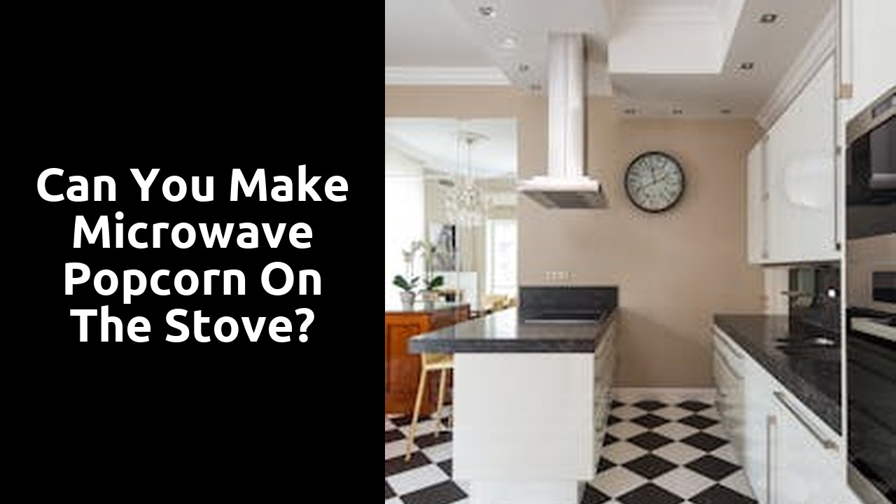 Can you make microwave popcorn on the stove?