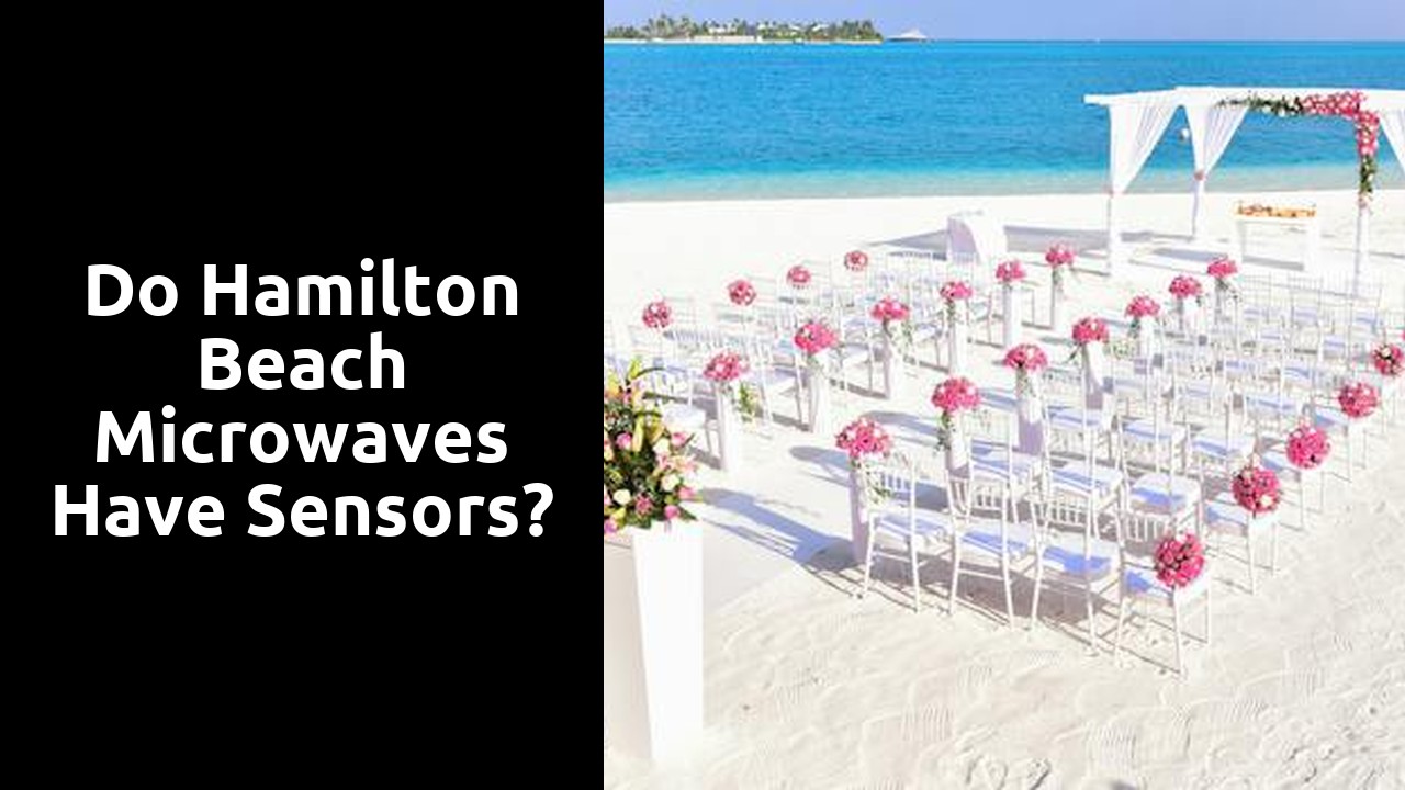 Do Hamilton Beach microwaves have sensors?