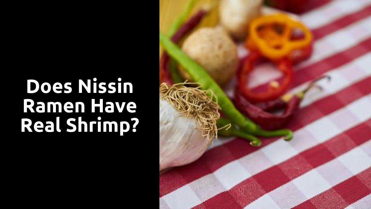 Does Nissin ramen have real shrimp?