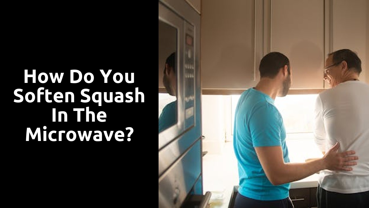How do you soften squash in the microwave?