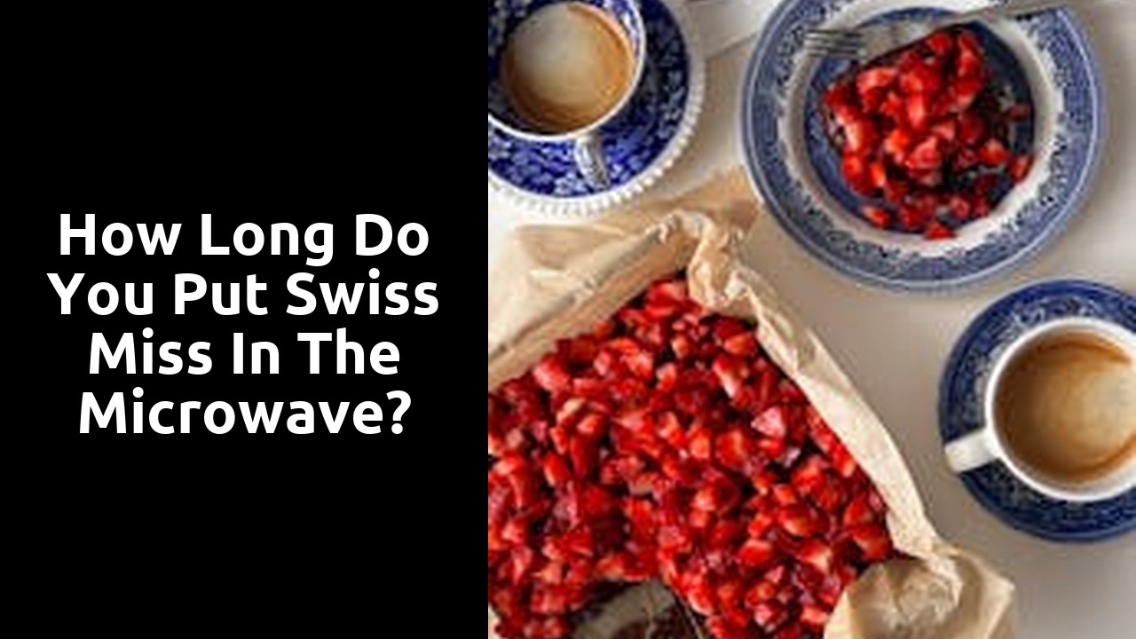 How long do you put Swiss Miss in the microwave?