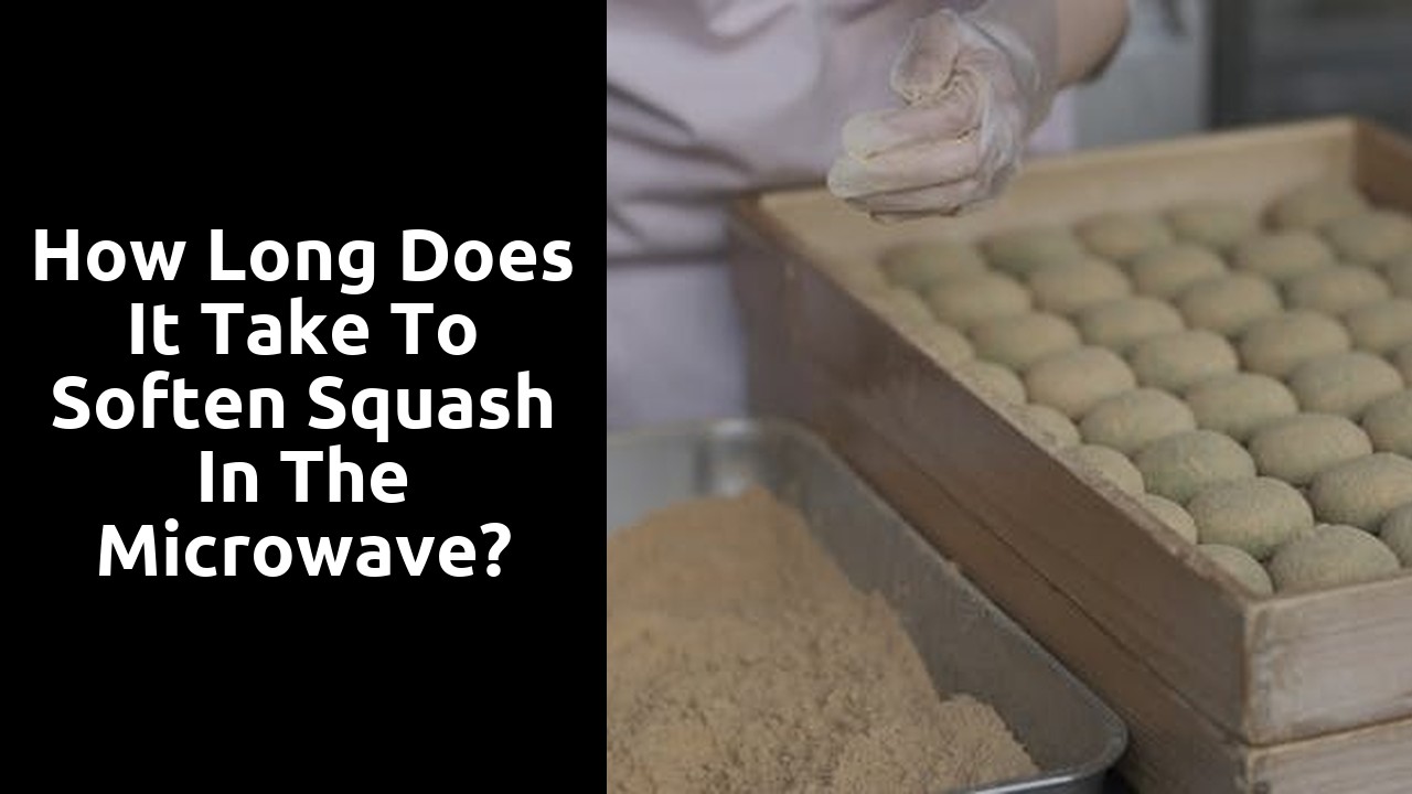 How long does it take to soften squash in the microwave?