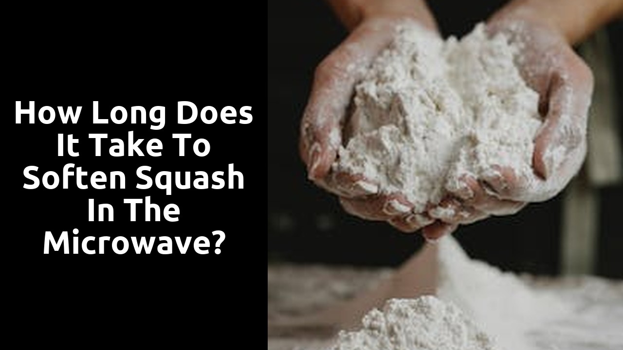 How long does it take to soften squash in the microwave?