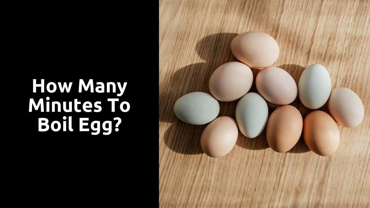 How many minutes to boil egg?