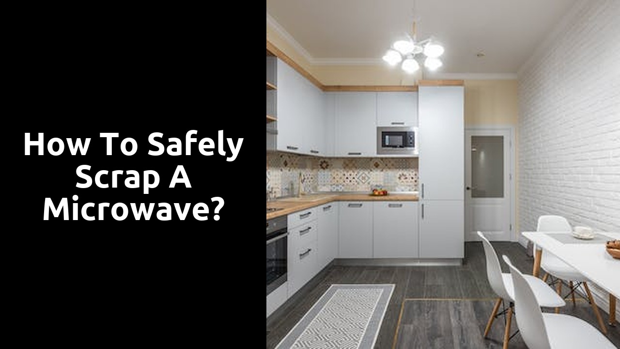 How to safely scrap a microwave?