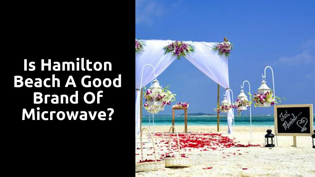 Is Hamilton Beach a good brand of microwave?