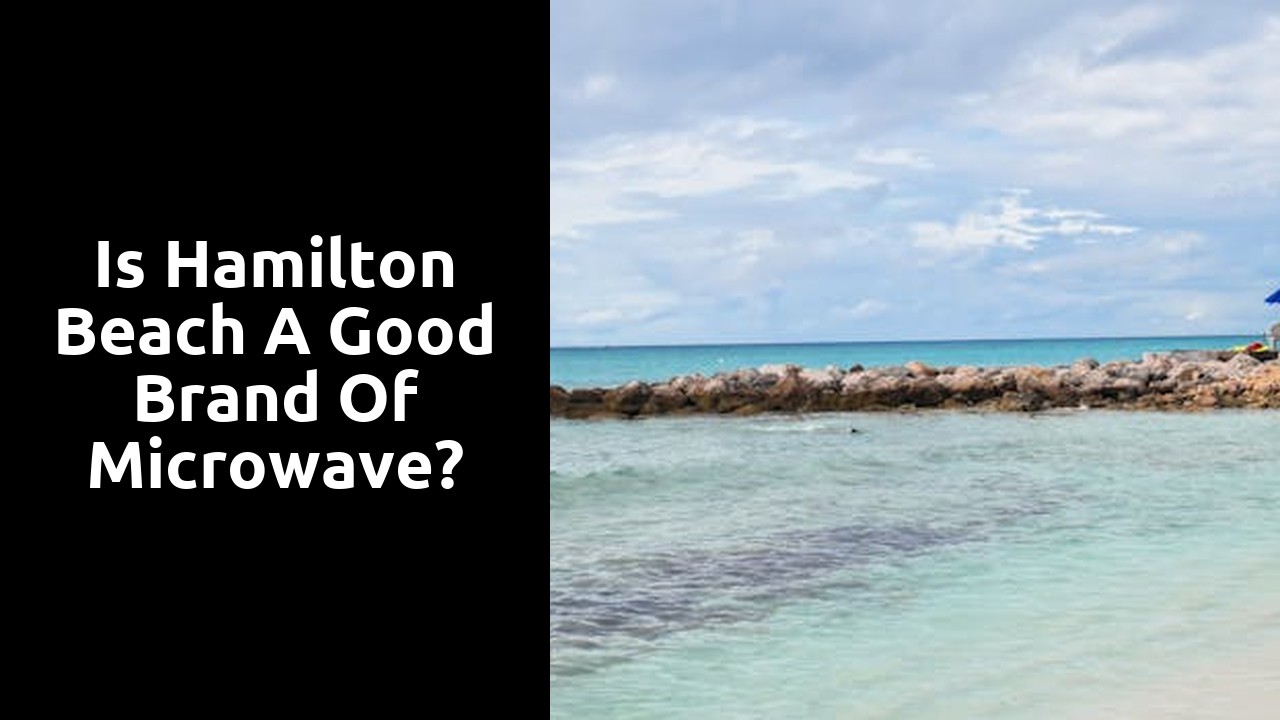 Is Hamilton Beach a good brand of microwave?